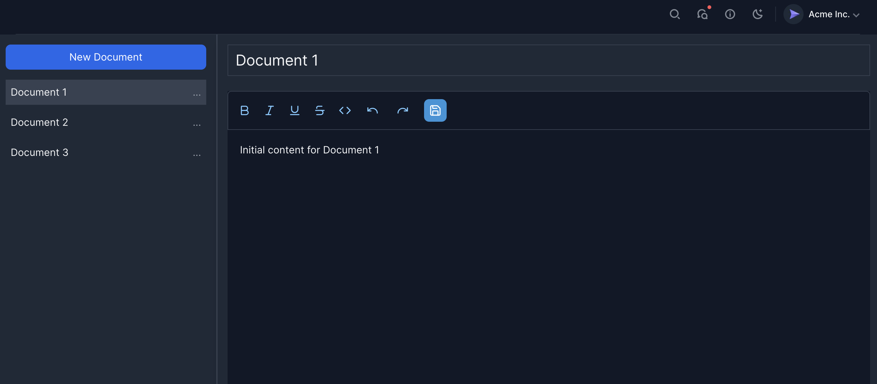 Lightweight Text Editor